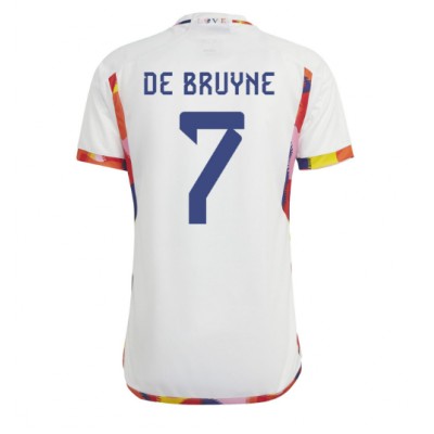 Pánský Fotbalový dres Belgie Kevin De Bruyne #7 MS 2022 Venkovní Krátký Rukáv